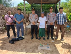Polsek Bilah Hulu Gerebek Lokasi yang Diduga Kerap Jadi Tempat Transaksi Sabu, Sejumlah Alat Isap Ditemukan