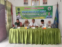 Kawal Transparansi BLT Dana Desa, Babinsa Kodim 0209 Hadiri Musdes Penetapan KPM di Labura