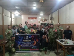 Demam Piala Dunia 2026 Satukan TNI dan Warga, Nobar Koramil 03/Sei Berombang Perkuat Kemanunggalan di Panai Hilir