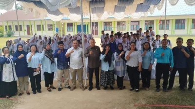 HT Milwan Ajak Pelajar SMK Negeri 1 Pangkatan Jauhi Narkoba dan Kejar Beasiswa