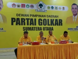 Rapat Pleno Perdana, Andar Amin Harahap Ajak Pengurus Satukan Langkah untuk Besarkan Golkar Sumut